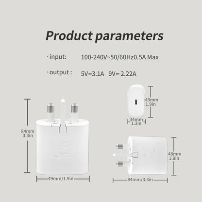 PD 25W Type C Super Fast Charger Adapter For Samsung Galaxy s10, 20, 21, 22, 23, Note